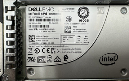 Dell R740XD - 2x Gold 6152 - 384GB MEM - 6x 960 GB SSD 2x 300 GB HDD