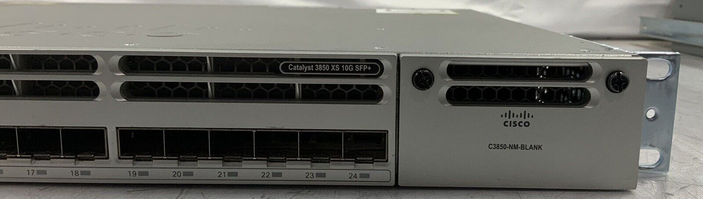 Cisco Catalyst WS-C3850-24XS-S 24-Port SFP+ 10G Ethernet Switch IP Base