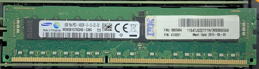 Samsung 8GB 1Rx4 PC3-14900R DDR3 M393B1G70QH0-CMA Server Memory RAM