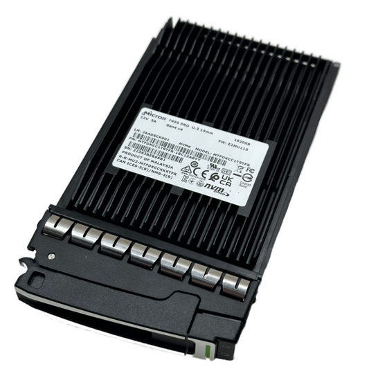 Micron 7450 PRO 1.92 TB internal 2.5" U.3 PCIe 4.0 (NVMe) MTFDKCC1T9TFR SSD