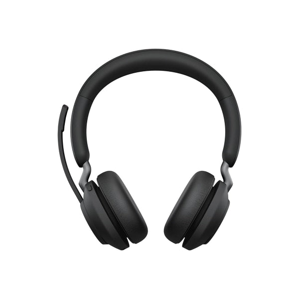 Jabra Evolve2 65 MS Wireless Headphones with Link380a Stereo – Wireless Bluetooth Headset for Calls and Music 37 Hours of Battery Life Passive Noise Cancelling Headphones - 26599-999-999