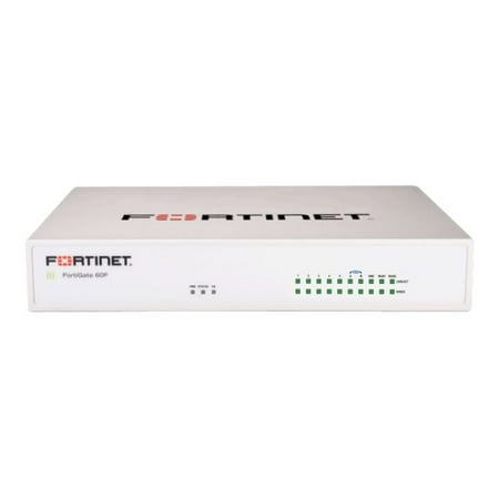 Fortinet FortiWiFi 61F - Security appliance - with 1 year 24x7 FortiCare Support + 1 year FortiGuard Unified Threat Protection (UTP) - GigE, 802. 11ac Wave 2 - Wi-Fi 5 - 2. 4 GHz, 5 GHz - desktop Components FWF-61F-A-BDL-950-12 product image