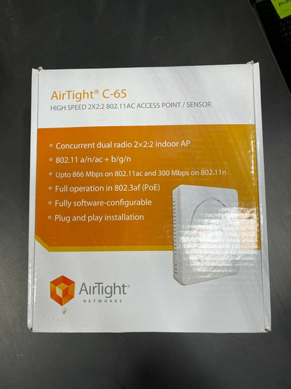 Airtight C-65 Access Point Sensor GbE 802.11ac 5 GHz/2.4 GHz PoE