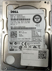 Lot of 9 Toshiba Dell AL13SEB600 600 GB SAS 2 2.5 in 10K Enterprise Hard Drives