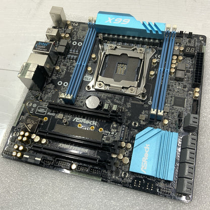 ASRock X99M Extreme 4 MicroATX Intel Motherboard LGA2011-3 DDR4 SATA-3 *READ