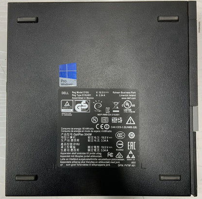Dell Optiplex 3040 Intel i5-6500T 2.50GHz 256GB 8GB RAM | Windows 10 Pro