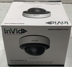 INVID TECH PAR-P5DRIR28NH-AI IP Camera, Built-In Mic, Plug & Play