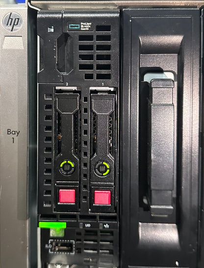 HPE ProLiant BL460c Gen10 BLADE 2x GOLD 6230 2.1GHz 512GB RAM 2x 900GB HDD