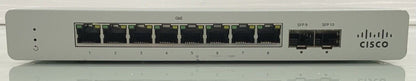 Cisco Meraki MS120-8 Cloud Managed Compact Switch - UNCLAIMED - MS120-8-HW