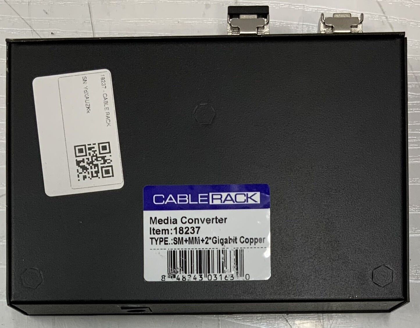 CableRack Multimode to Singlemode Media Converter Gigabit Ethernet (JBX18237)