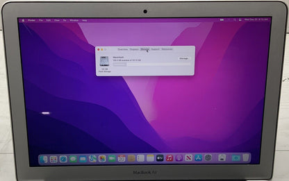 Apple MacBook Air 13" 2015 Intel i5 1.6GHz 8GB 121GB A1466