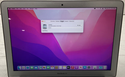 Apple MacBook Air A1466 2015 13" Intel i5-5250U 1.6GHz 8GB RAM 251GB SSD