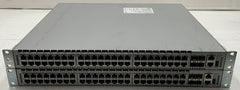 Lot of 2 Arista DCS-7048T-A-R 48-port switch 100/1000 RJ45 4x SFP+