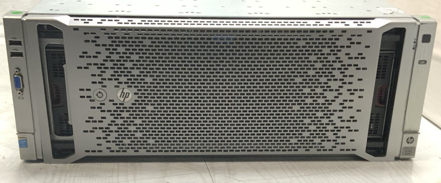 HP ProLiant DL580 Gen9 Server 4x E7-8890 v3 2.5GHz 768GB RAM SN1100Q | NO HDDs