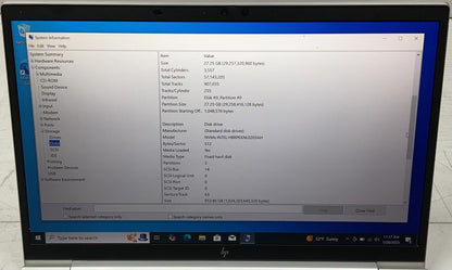 HP EliteBook 840 G7 14" Intel i7-10610U 1.8GHz 16GB Ram 1TB SSD+30GB SSD W10P