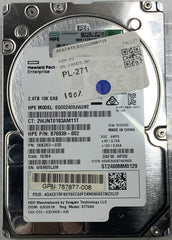 HPE 2.4TB 10K SAS 12Gb Enterprise 2.5” HDD 876939-002 | 787677-006 (100%)