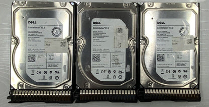 Lot of 3 Seagate ST33000650SS 3TB 7200 RPM SAS 6.0Gb/s 3.5" Hard Drive