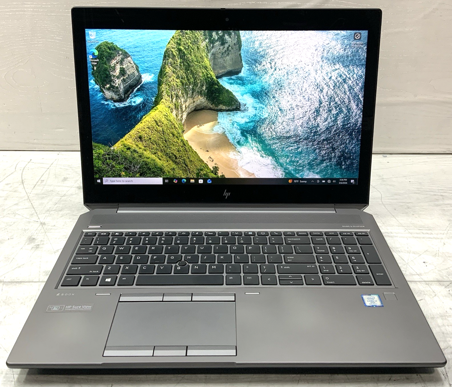 HP zBook 15 G6 Intel i7-9850H 2.60GHz 32GB RAM 512GB SSD Windows 10 Pro