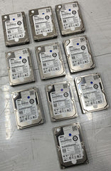 LOT OF 10 Dell Toshiba Enterprise 2.5