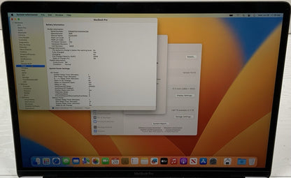 2017 Apple MacBook Pro 15" i7-7920HQ 3.1GHz 16GB RAM 2TB SSD Ventura A1707