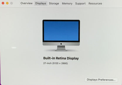 Apple iMac 5K 27 Inch 2017 4.2 GHz Core i7 3TB SSD 64GB RAM Ramden Pro 580 8GB