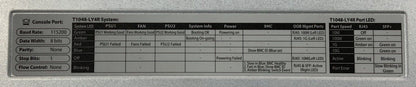 QTC Quantamesh T1048-LY4R 1GBASE-T 1U Rack Management Switch W/ Rack Ears