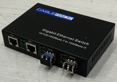 CableRack Multimode to Singlemode Media Converter Gigabit Ethernet (JBX18237)