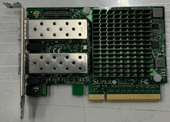 Lot of 4 SuperMicro AOC-STGN-I2S Dual Port 10GB SFP+ 10GB Card Low Profile