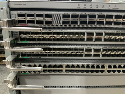Cisco N9K-C9508 Nexus 9508 Chassis x6 PSU w/ 4 Cards