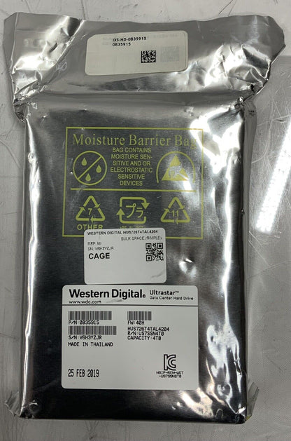 Western Digital 4TB HUS726T4TAL4204 0B35915 HDD
