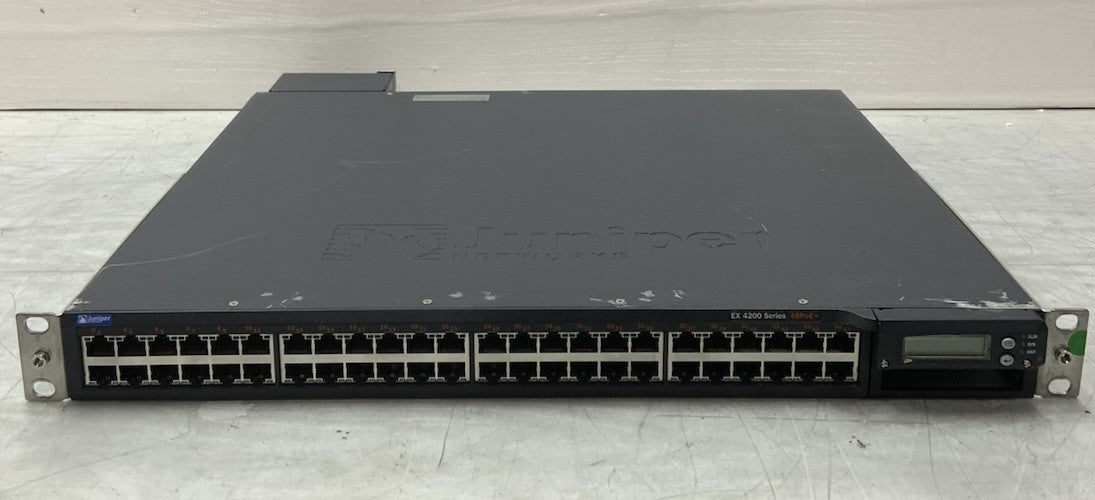 Lot of 9 Juniper 4200 48-Port GbE PoE Switch 1xPSU | EX4200-48PX