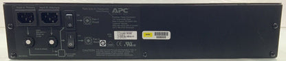 APC ACF202BLK Rack Side Air Distribution System 2U 208/230 50/60HZ