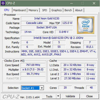 HPE ProLiant BL460c Gen10 BLADE 2x GOLD 6230 2.1GHz 512GB RAM 2x 900GB HDD