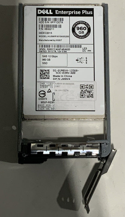 Dell Compellent 24-Bay SFF 12x 960GB SSD 2x EMM 2x PSU | SC220