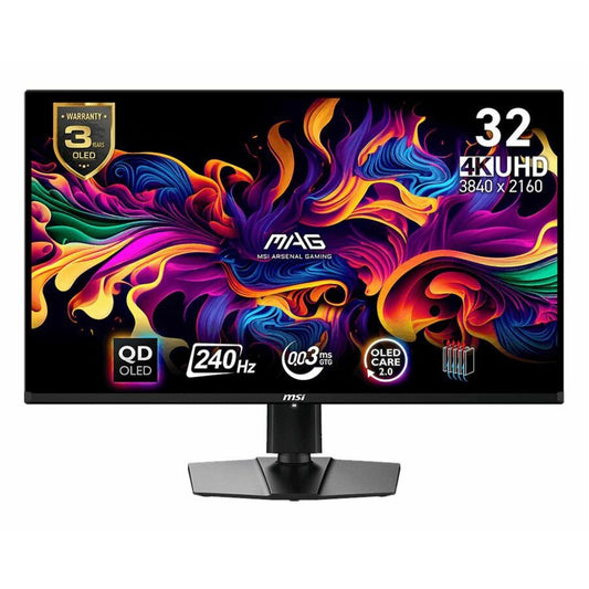 MSI MAG 321UPX QD-OLED 32" Class 4K UHD Gaming OLED Monitor - 16:9 - Black