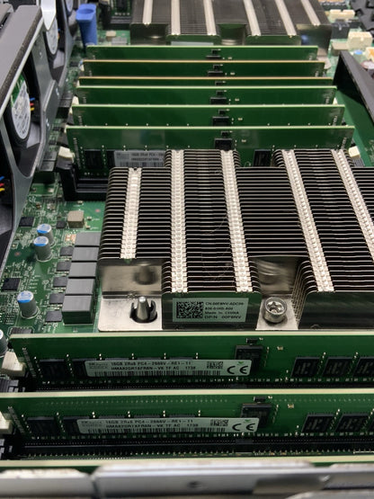 Dell Poweredge R740 16-Bay Server Intel Xeon Silver 4110 192GB RAM 2xPSU | E38S