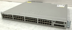 Cisco C3850 48-Port GbE RJ45 SFP PoE+ Switch | WS-C3850-48P-L, C3850-NM-4-10G
