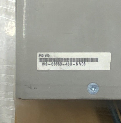 Cisco Catalyst 3850 48-Port RJ45 UPoE IP Base Switch | WS-C3850-48U-S