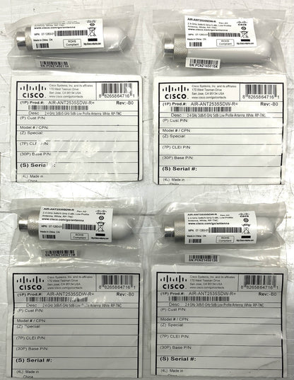 Cisco Aironet Antenna Set of 4 (Orange Dot, NON-SIA) | AIR-ANT2535SDW-R
