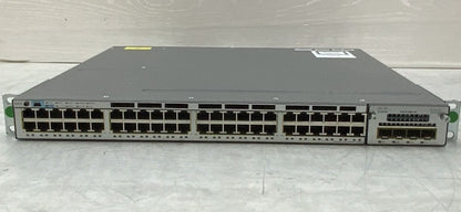 Cisco 48-Port Gigabit Ethernet POE+ Switch | WS-C3750X-48P-S, C3KX-NM-1G