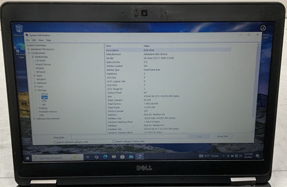 Dell Latitude E5470 i5-6300U 2.4GHz 16GB Ram 512GB SSD Win10Pro
