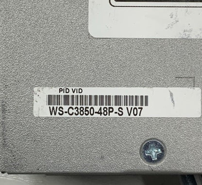 Cisco Catalyst 3850 48-Port GbE SFP PoE+ Switch | WS-C3850-48P-S, C3850-NM-4-10G
