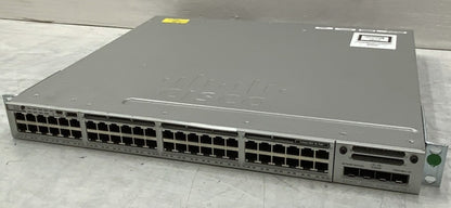 Cisco Catalyst 3850 48-Port GbE SFP PoE+ Switch | WS-C3850-48P-S, C3850-NM-4-10G