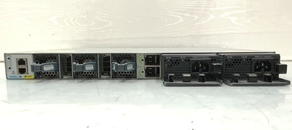 Cisco C3850 48-Port GbE RJ45 SFP PoE+ Switch | WS-C3850-48P-L, C3850-NM-4-10G