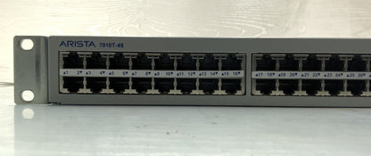 Arista 48-Port RJ45 SFP+ Rear to Front Airflow Network Switch | DCS-7010T-48