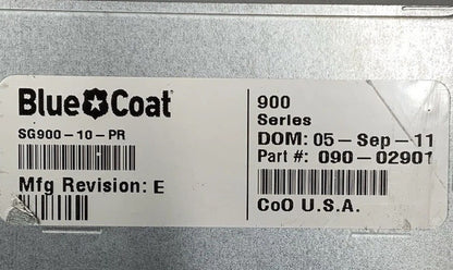 Blue Coat SG900 Proxy Series Appliance | SG900-10-PR