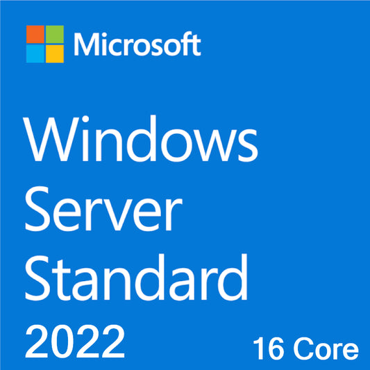 Windows Server 2022 Standard - 16 Core License Packs